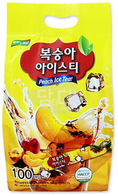이레에프에스 복숭아 아이스티 분말, 14g, 100개입, 1개