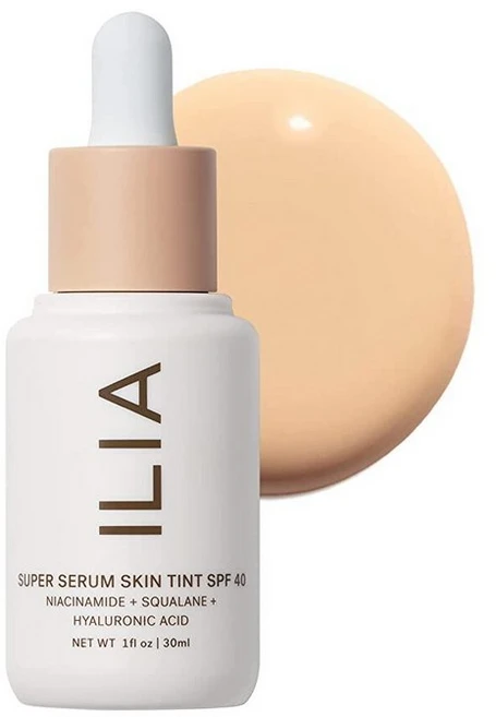 ILIA - 슈퍼 세럼 스킨 틴트 SPF 40 | 무독성 비건 크루얼티 프리 클린 메이크업(Balos ST-3), 1개, Balos ST-3 - 쿠팡