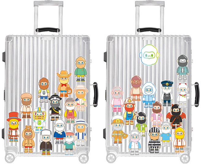 WEGO 와우트립 캐리어 꾸미기 스티커