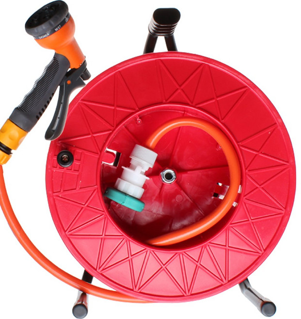 릴호스 30M 물호스릴 세차 물호스 물분사기, 1개