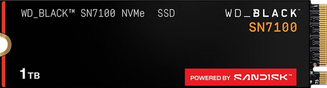 샌디스크 WD 블랙 SN7100 NVMe SSD PCIe Gen 4.0, 1TB