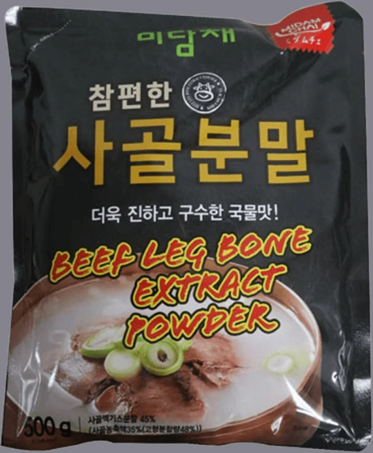 참편한 사골분말500g 각종 국물 찌개 탕 요리에 사용하는 진하고 구수한 국물맛! 설렁탕 짬뽕 육개장 떡국등에 잘어울리는 사골엑기스, 1개, 500g - 쿠팡