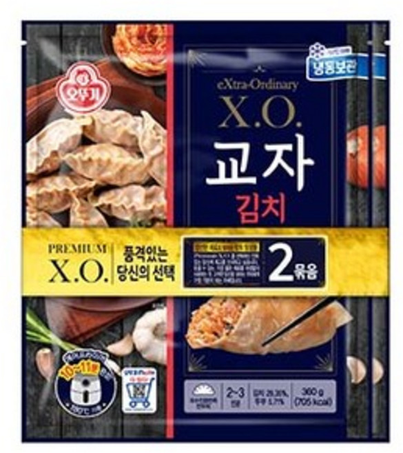 [오뚜기] XO 교자김치만두 360g x 4봉, 4개