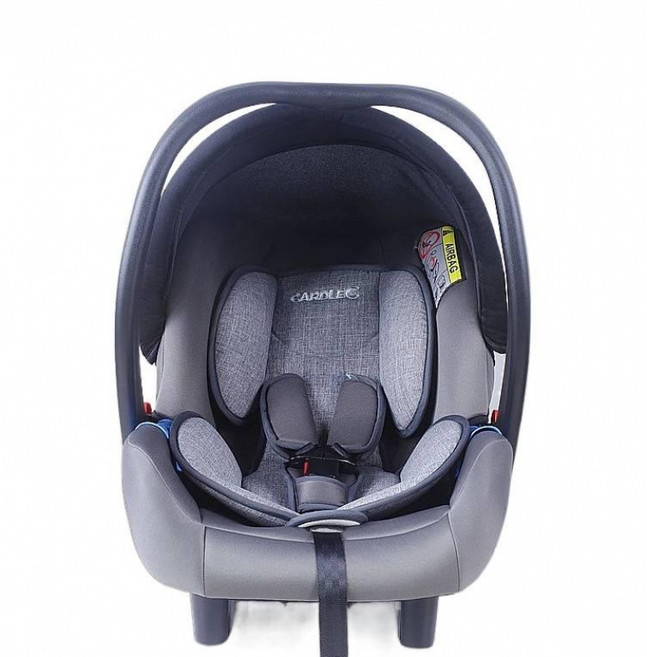 【베스트셀러】수출용 아기 카시트 바구니형 신생아 안전좌석 휴대용 흔들의자 0~13개월 아기 전용 안전 카시트, 그레이