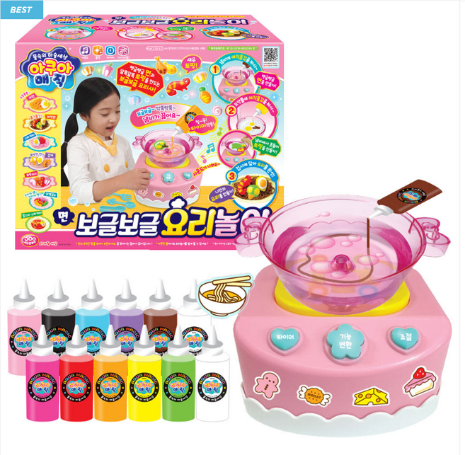 주영 아쿠아매직 보글보글 요리놀이보글 요리시간 요리 놀이 주방 만들기 TV광고 요리사 완구, 1개, 다양