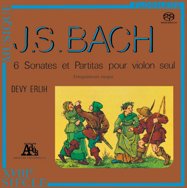 (SACD) Devy Erlih - Bach Sonatas & Partitas for Solo Violin (바흐 무반주 바이올린을 위한 소나타와 파르티타), 단품