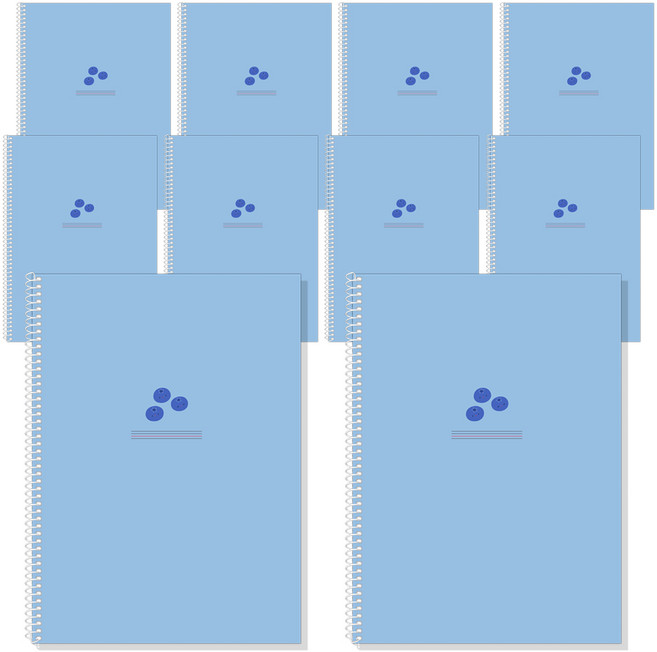 1200 클라리온 스프링 중고 영어노트, 10권, 블루베리
