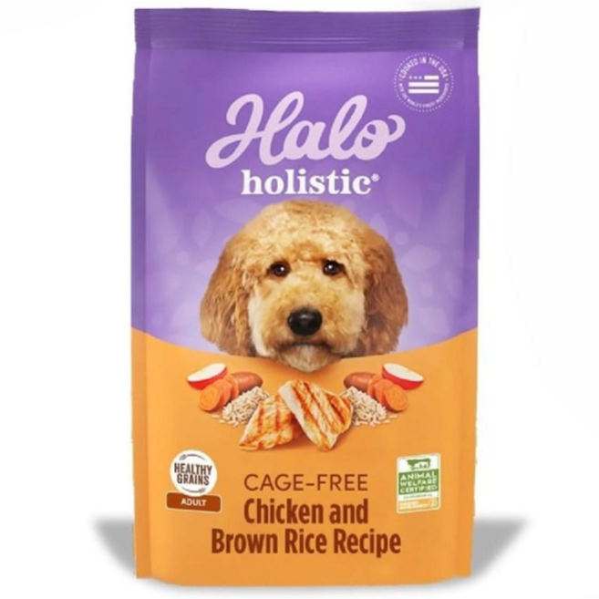 Halo嘿囉 健康糙米成犬雞肉 狗糧 乾糧, 1.5kg, 1個, 雞肉+米飯