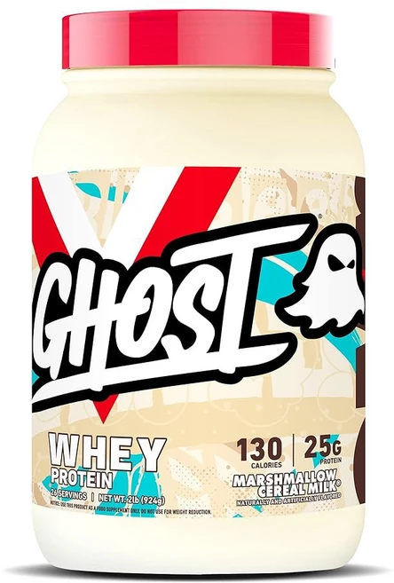 고스트 유청 단백질 파우더 칩스 아호이! - 2LB 25G 블렌드 포스트, Marshmallow Cereal Milk, 924g - 쿠팡