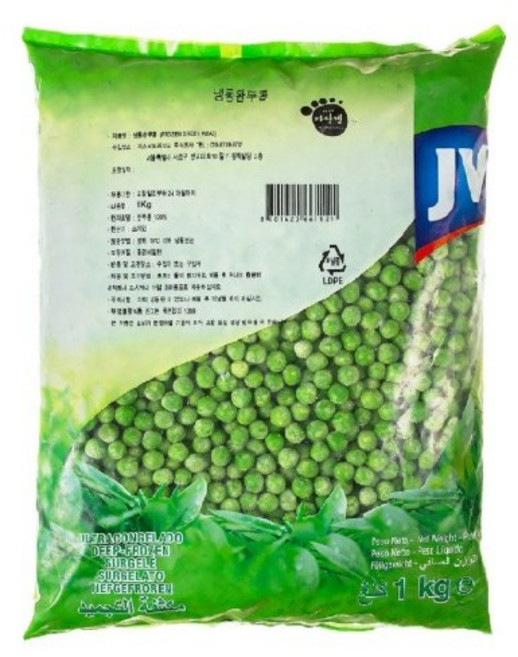 마당발 스페인산 냉동 완두콩 1kg, 1개