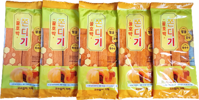 햅푸드 꿀호박 쫀디기 추억의 쫀드기, 110g, 10개