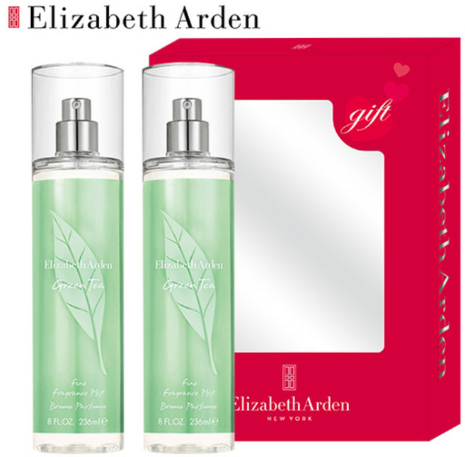 엘리자베스아덴 그린티 바디 미스트 세트, 236ml, 2개
