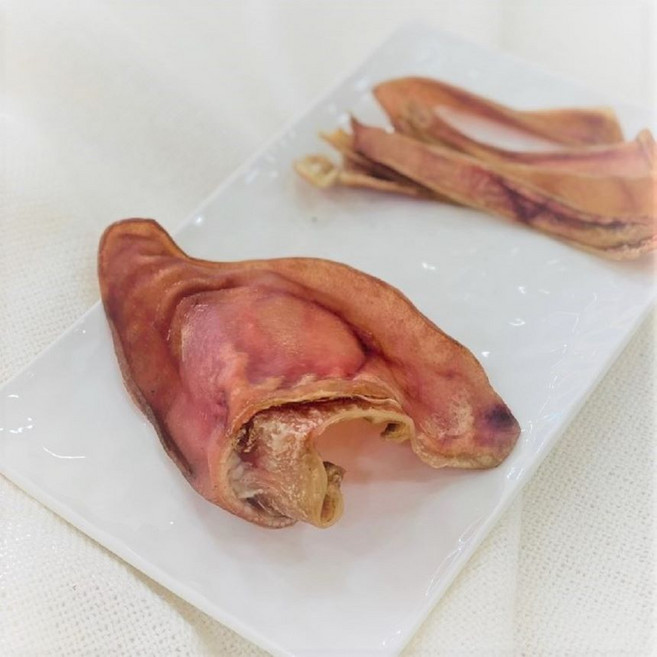 제리식탁 수제간식 통돼지귀 대형견 1p, 대용량 20팩, 1개