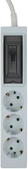 IT 국산 배선 차단형 냉난방기용 고용량 멀티탭 3구, 3m, 1개, 화이트