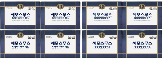 세모 스무스 DHA MAX 2g x 60캡슐, 8개, 60정