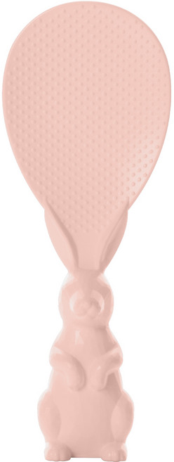 쁘띠라팡 스탠딩 토끼 밥 주걱, 1개, PINK컬러