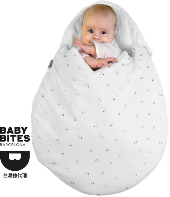 『BabyBites』西班牙鯊魚咬一口 嬰幼兒睡袋 — 小爪子寶貝蛋 防踢被 / 寶寶棉被 / 睡袋