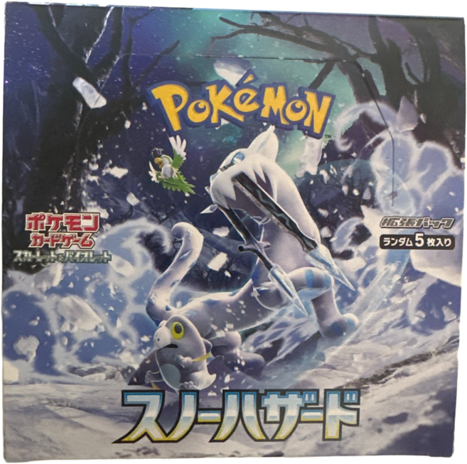 Pokémon 寶可夢卡牌遊戲 スノーハザード, 冰雪奇蹟擴充包SV2P一盒, 1個