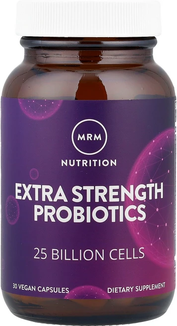 MRM Nutrition 엑스트라 스트렝스 프로바이오틱 배양균 250억 마리 베지캡슐 30정, 2개 - 쿠팡