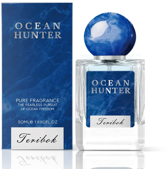 Ocean Hunter 남자 향수 1위 수중 비누향 남자 남성 니치향수 오션 우디 향수 시트러스 프루티 오션 은은한 향수 여자가좋아하는 남자 향수 30대남자선물, 1개, 50ml