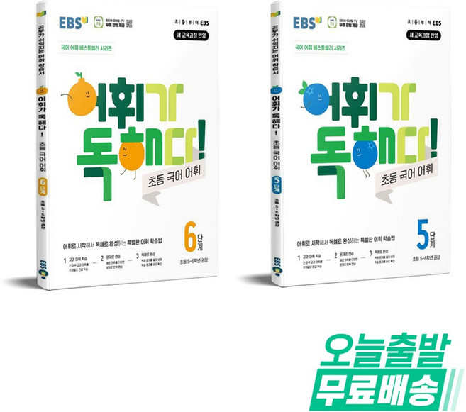 어휘가 독해다! 초등 국어 어휘 5단계 + 6단계 세트 (초등 5~6학년 2026년22개정), 국어영역