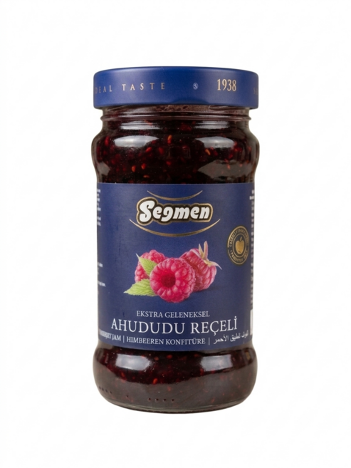 세그멘 라즈베리 잼 380g | 튀르키예 프리미엄 과일잼 Raspberry Jam Ahududu Receli, 1개