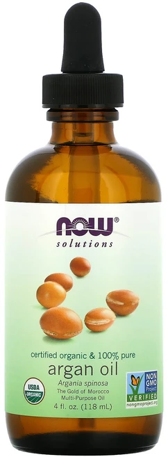 NOW Foods Solutions 유기농 인증 & 100% 퓨어 아르간오일 118ml(4fl oz), NOWFoodsSolutions유기농인증100퓨어아르간, 118ml, 1개 - 쿠팡