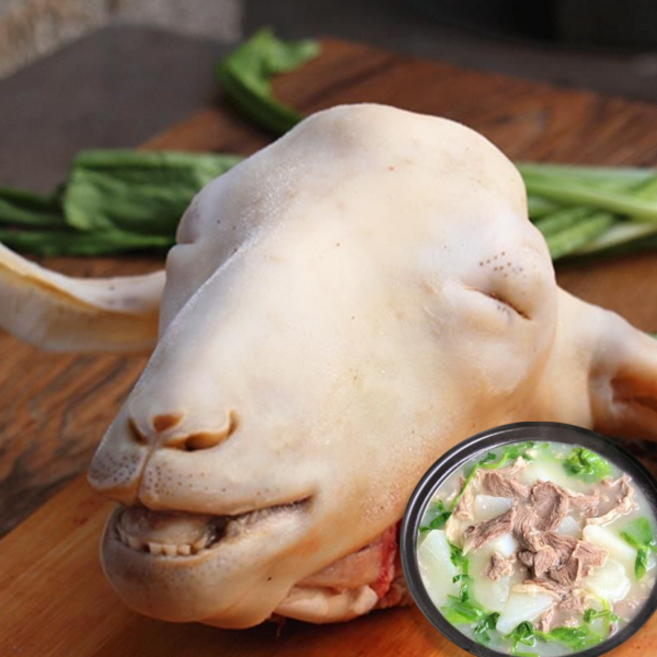 홍홍 중국식품 냉동 통 양머리 양탕 양사골 양곰탕 보양식 호주산 2~3kg 내외, 1개