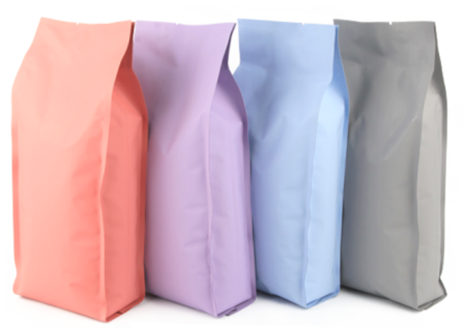 [소프트팩] 무광 클라우드 M자봉투 1kg (100장), 1세트, 그레이_밸브 미부착