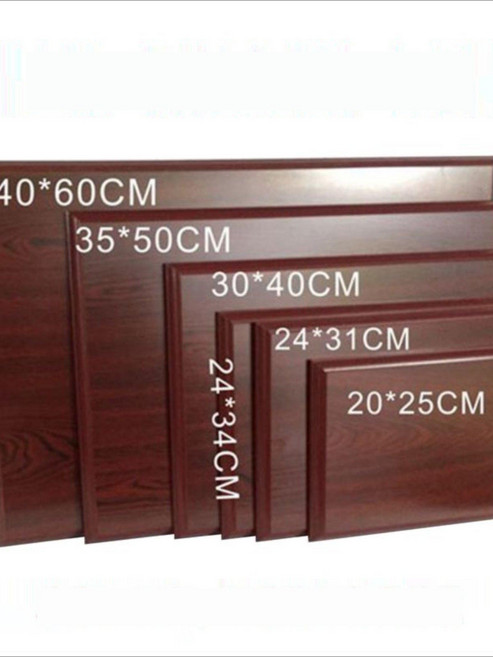 [변치않는 가치] 감사패 제작 원목상패 나무패 부모님감사패, 1. 와인색