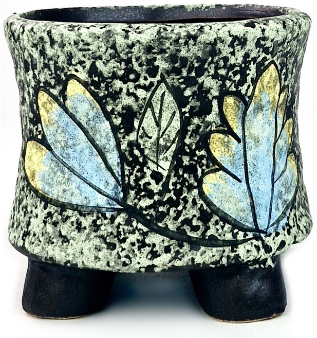 중형 행복한꽃그릇 까미연두랜덤1종 다육이화분 분갈이흙, 1개