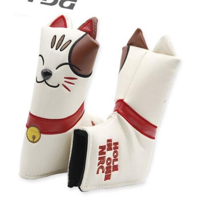 고양이커버 (티디지) Hi Lucky Kitty 럭키 키티 퍼터 일자 커버, 본상품