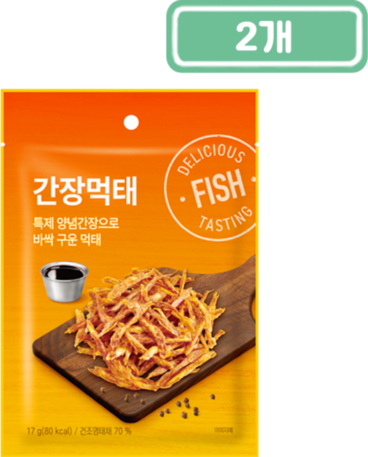 신화 간장먹태 건조어포, 2개, 17g