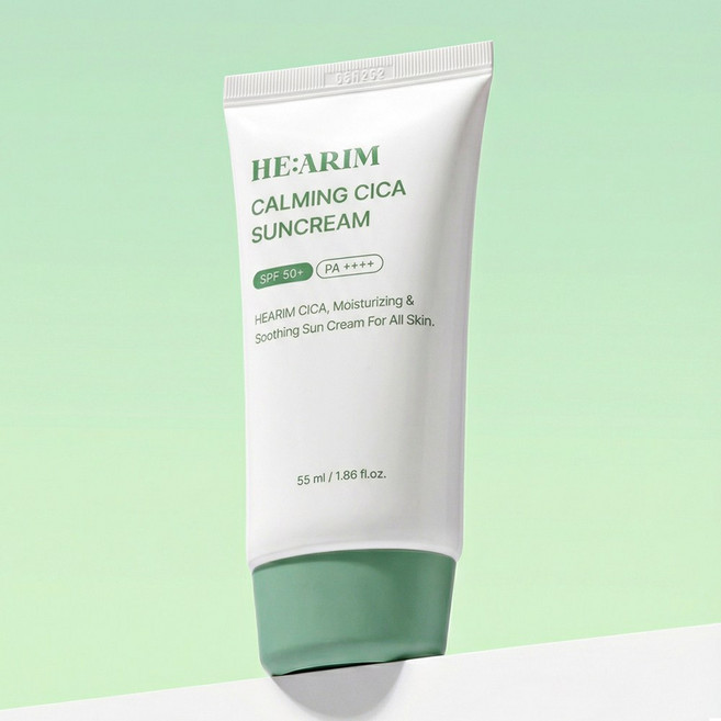 헤아림 카밍 시카 선크림 55ml, 1개