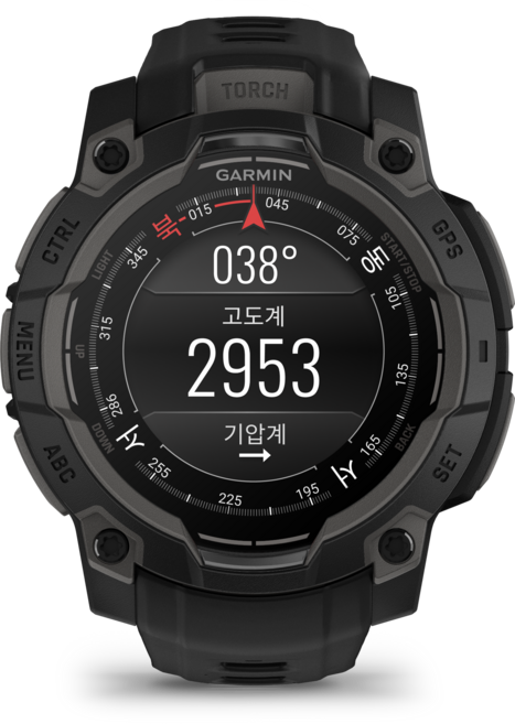 가민 인스팅트 3 AMOLED 아몰레드 GPS 스마트워치, Black, 45mm, GPS + 블루투스