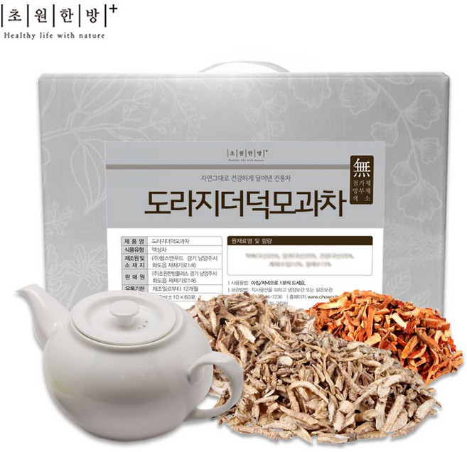 초원한방플러스 도라지더덕모과차 60봉 기타건강즙, 60개, 120ml