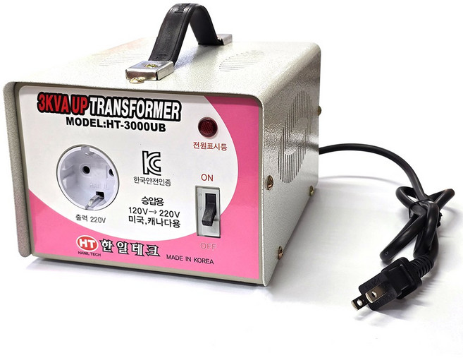 한일테크 2K 3K 5K 미주용 승압 변압기 트랜스 도란스 미국 캐나다 전용, 1개