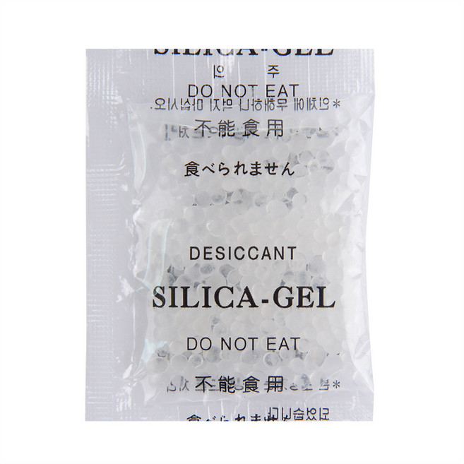 [PET 비닐] 식품용 실리카겔 제습제 습기제거제, 5g, 100개