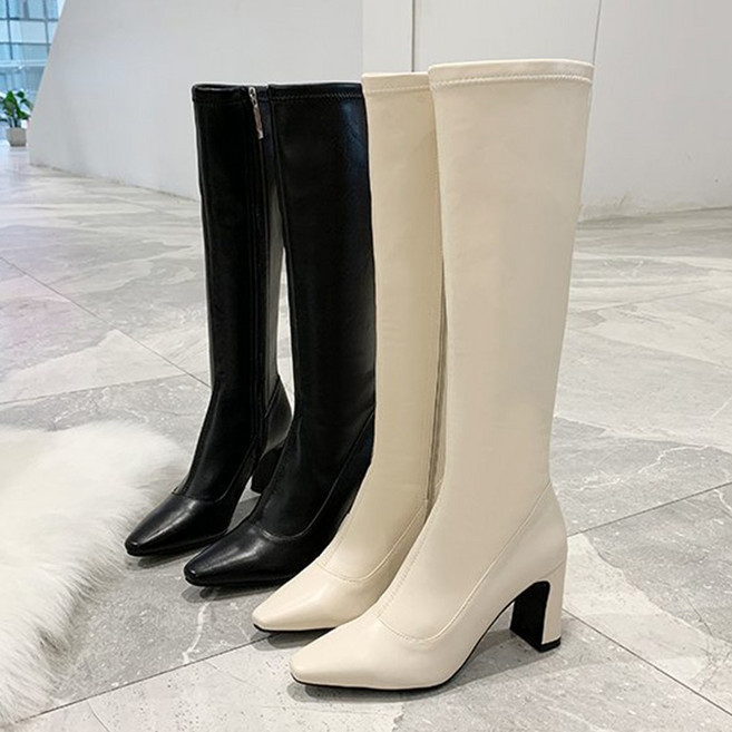 여성 첼시부츠 롱부츠 여자앵클부츠 부츠힐 가죽부츠 부츠 H9