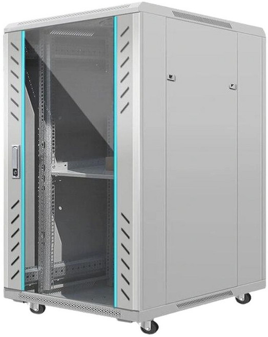 서버랙 서버렉 통신랙 캐비닛 소형 보관 이동식 학교 허브랙 허브 캐비넷 랙케이스, 0x0x0cm, A. 14U 폭600 깊이600