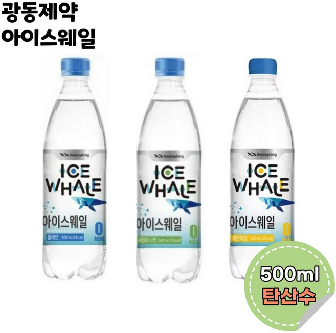 광동 아이스웨일 탄산수 플레인 500ml 40개