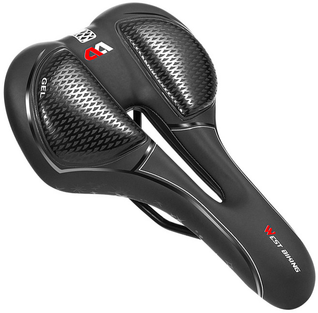 시그니처베이지 웨스트바이킹 자전거 MTB 로드 후미등 안장 YPZ128, 1개, C 피쉬 실리콘