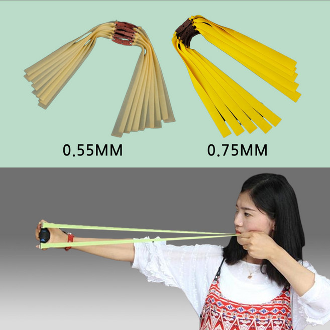 새총 고무줄 밴드 전문가용 슬링샷 만들기 DIY 고무밴드 넓은 라텍스, 1개, 일반(0.55)