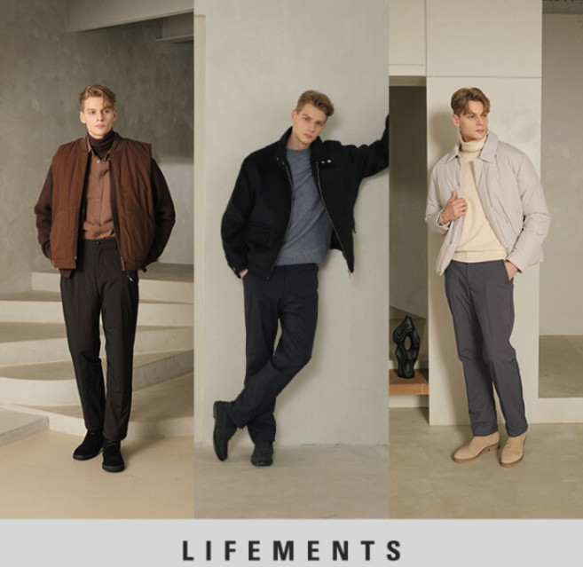 [라이프먼츠] 25FW 남성 씬클라우드 패딩 기모 팬츠 3종
