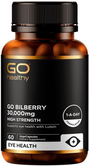 뉴질랜드 고헬씨 GO Healthy Bilberry 빌베리 30 000mg 아이헬스, 60정, 1개