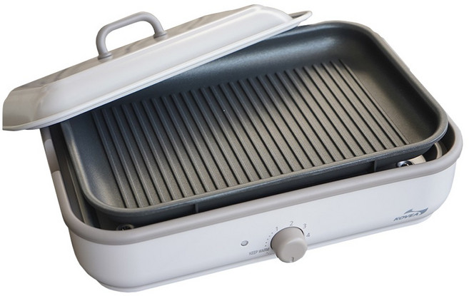 코베아 올인원 멀티 그릴 캠핑용 가정용 멀티쿠커 전기그릴팬, 올인원 멀티그릴