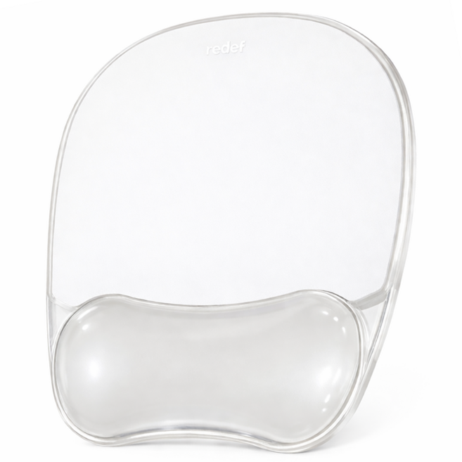 리디프 젤 손목보호 마우스패드, 1개, 화이트