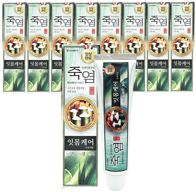 죽염 오리지날 은강고 치약, 100g, 9개