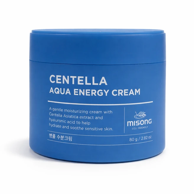 강력한보습 병풀 수분크림 센텔라아쿠아에너지크림, 80g, 1개 - 쿠팡