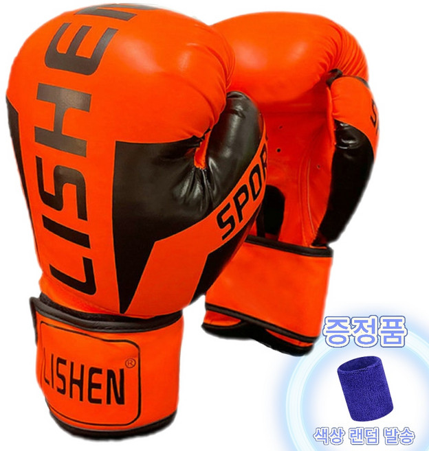 티지피 복싱글러브 복싱장갑 권투글럽브 권투장갑 격투기 장갑, 오렌지, 1개
